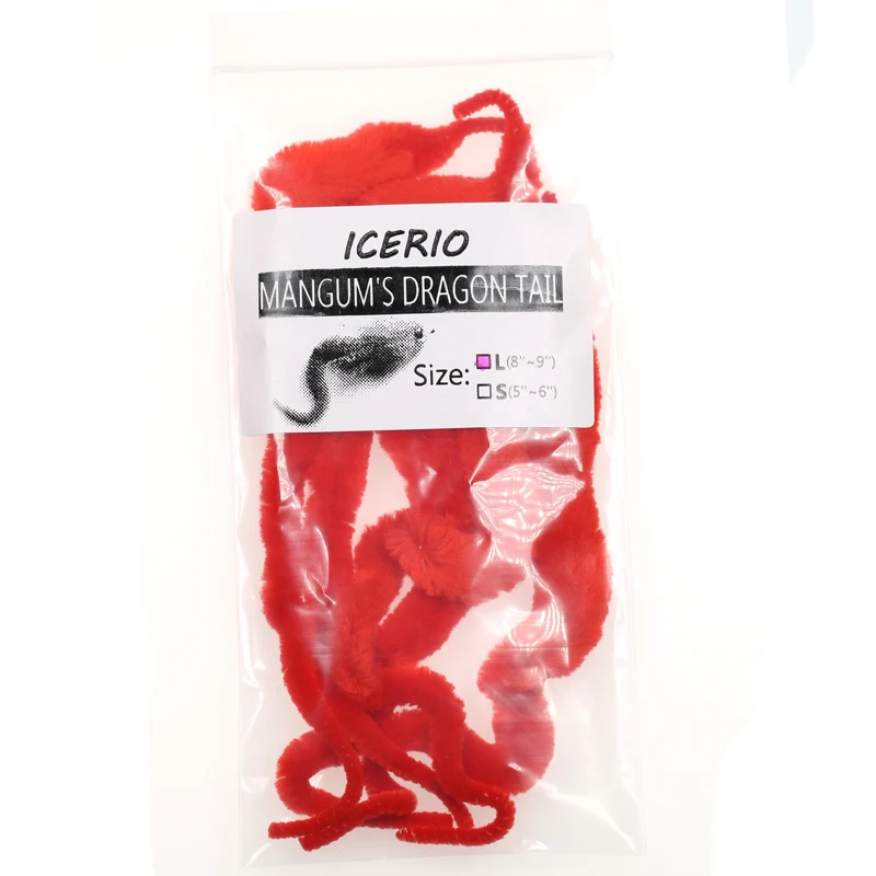 ICERIO 5 шт./упак., Мангум, хвосты дракона, мускусные приманки из соленой воды