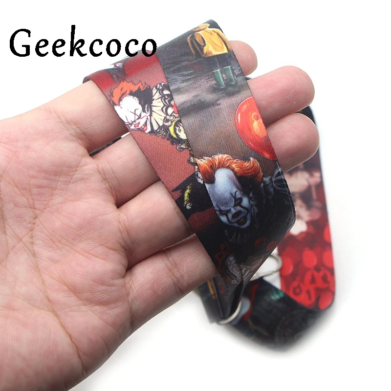 Stephen King's IT брелок аксессуары для мобильного телефона USB держатель удостоверения личности ключи ремни бирки шеи ремешок камеры J0247