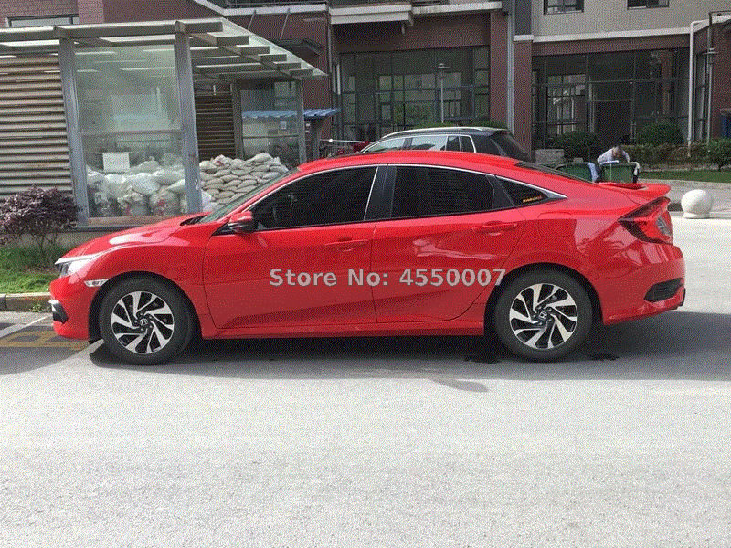 Дизайн для civic ABS спойлер из материала для honda civic по праймер или черный цвет Высокое качество Спойлер