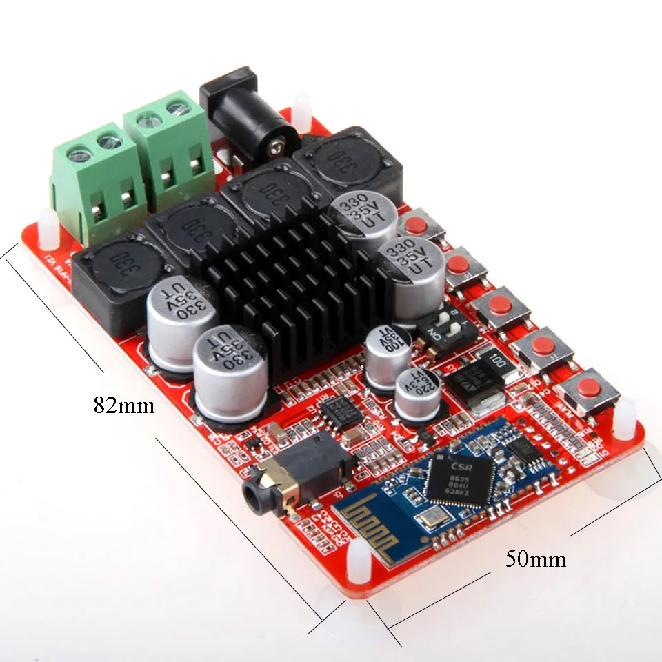 50 Вт * 2 TDA7492P цифровой усилитель доска CSR8635 Bluetooth CSR4.0 аудио приемник Мощность