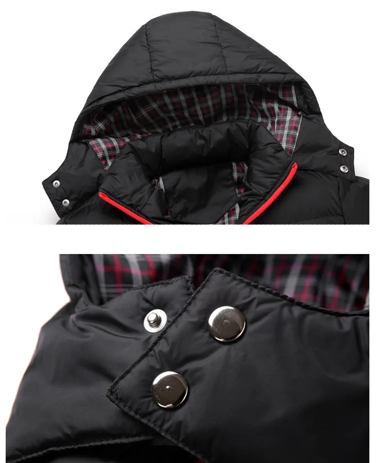 DIMUSI мужская зимняя куртка с капюшоном Толстая теплая пуховая хлопковая Парка