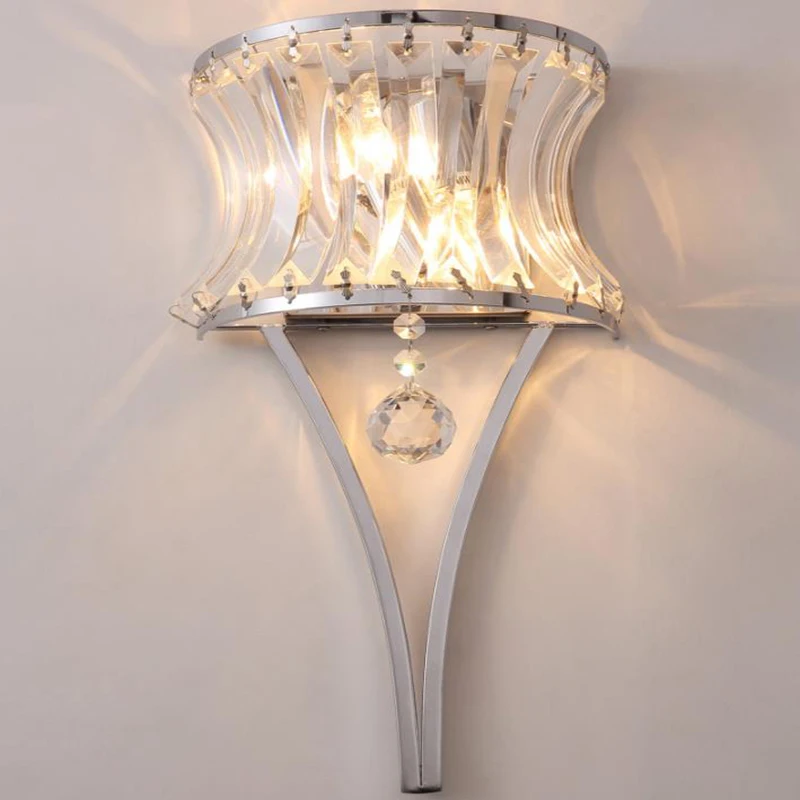 Post-Modern LED crystal wall sconces Modern iron lamps decorative home lighting living room corridor bedroom light | Освещение