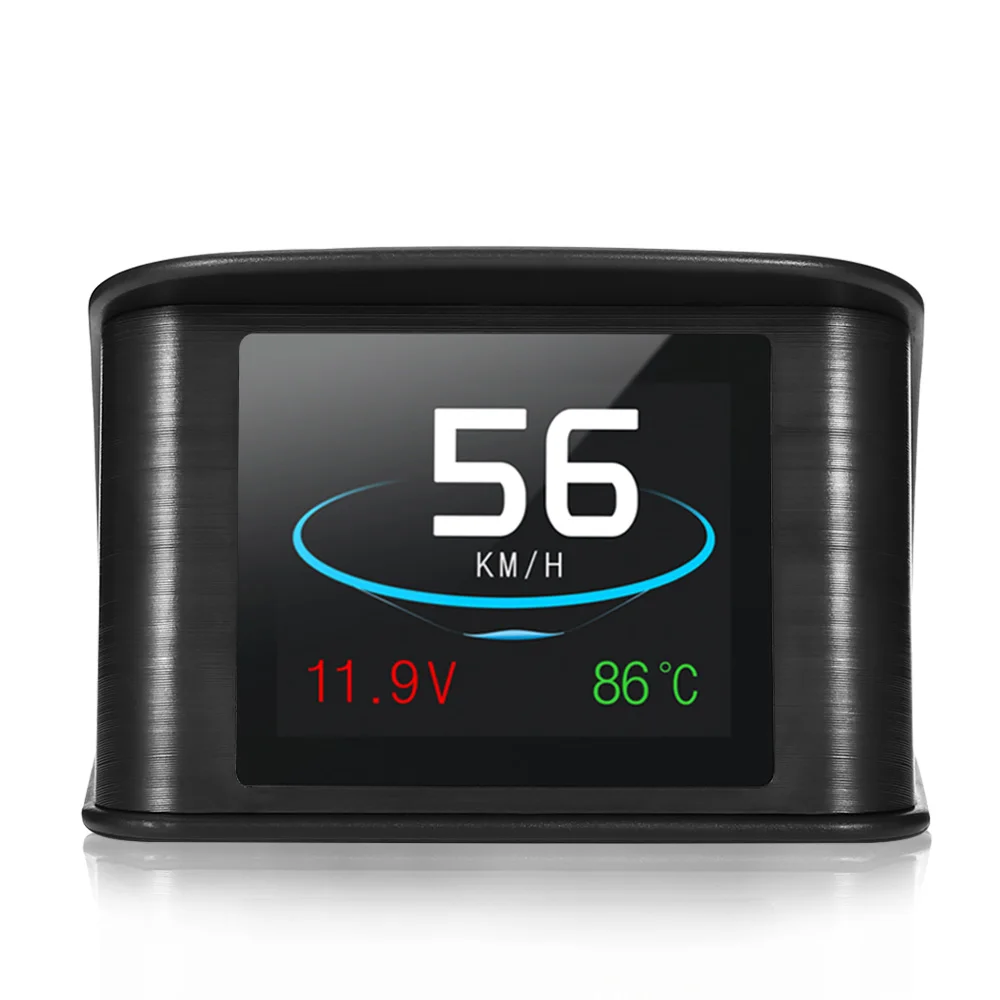 P10 умная машина HUD дизайн OBD II цифровой измеритель Дисплей экран TFT превышение