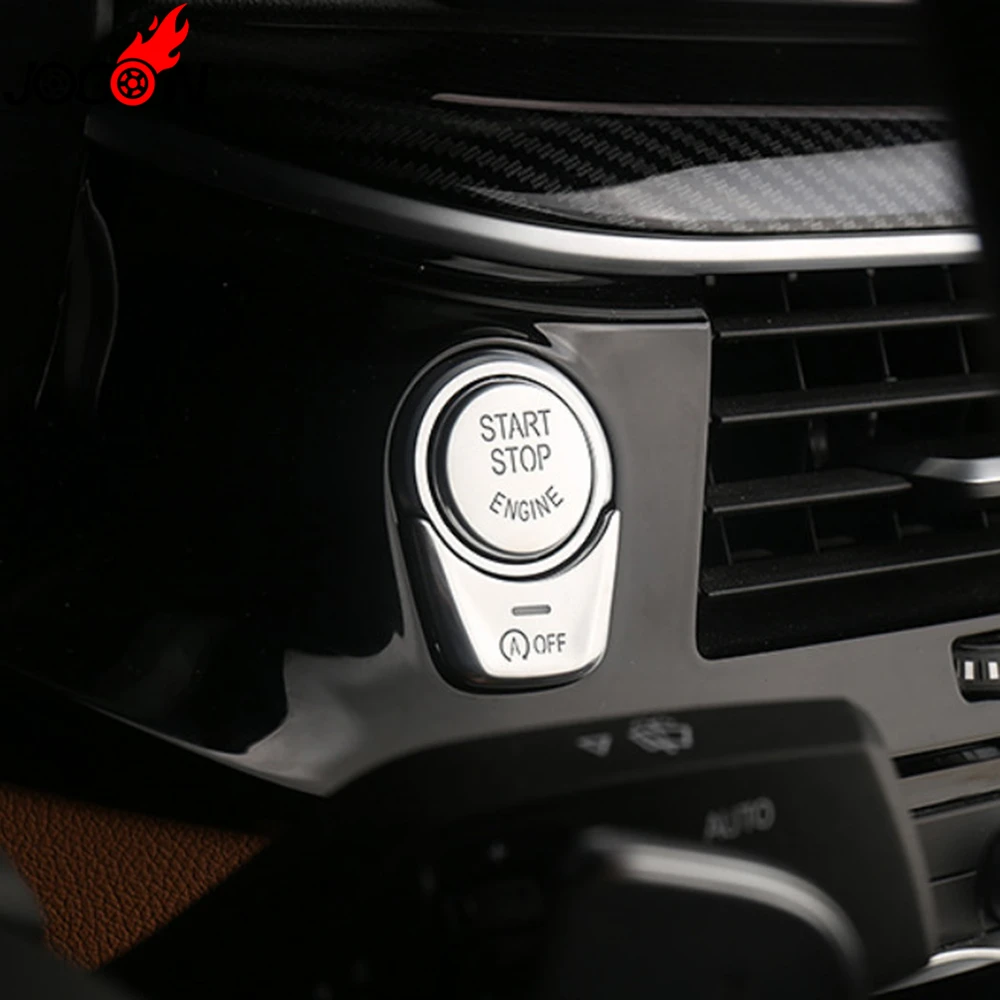 Серебряный для BMW 5 серии G30 2017 2018 автомобильный Стайлинг старт стоп двигатель