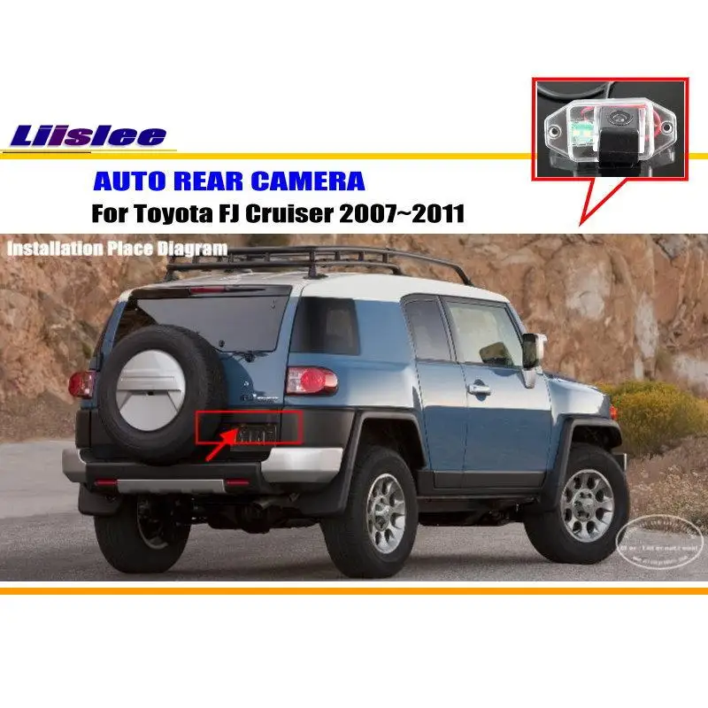 

Liislee Car Rear Camera For Toyota FJ Cruiser 2007~2011 / Back Parking Camera / HD CCD RCA NTST PAL / License Plate Light Camera