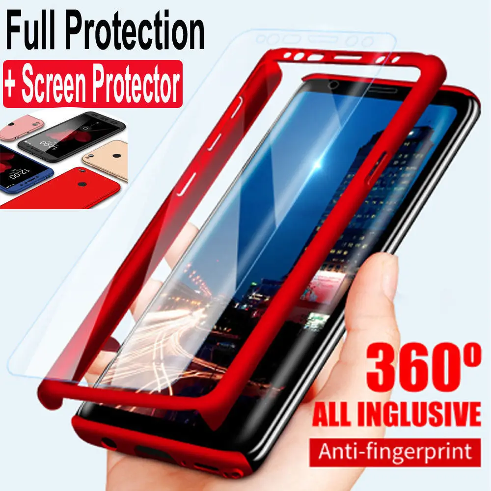 360 Полное покрытие чехол для телефона для samsung Galaxy A20E A30 A40 A50 A70 S10 плюс S10E J4 J6 A6 A8 плюс A7 A750 A9 Защитный чехол