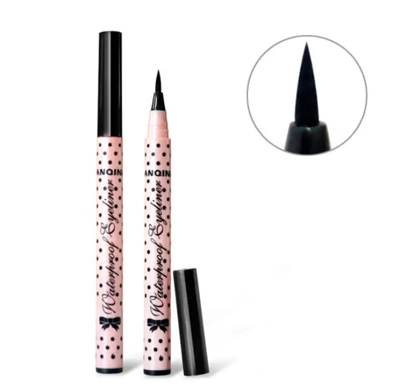 Черная жидкая Водонепроницаемая подводка для глаз карандаш косметика |