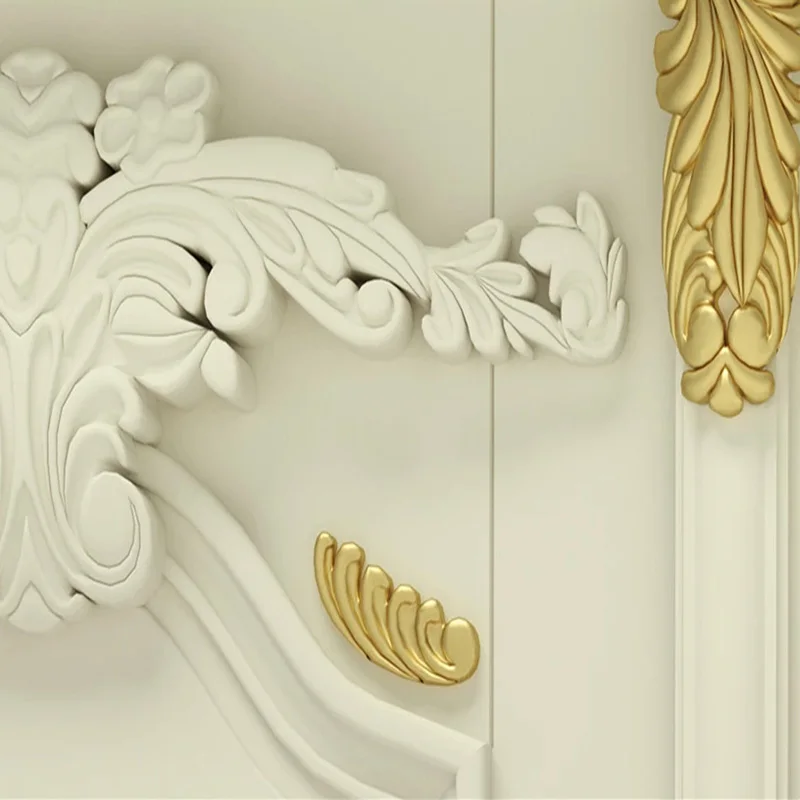 Роскошные обои 3D стерео рельефная Золотая фотография настенные фрески для