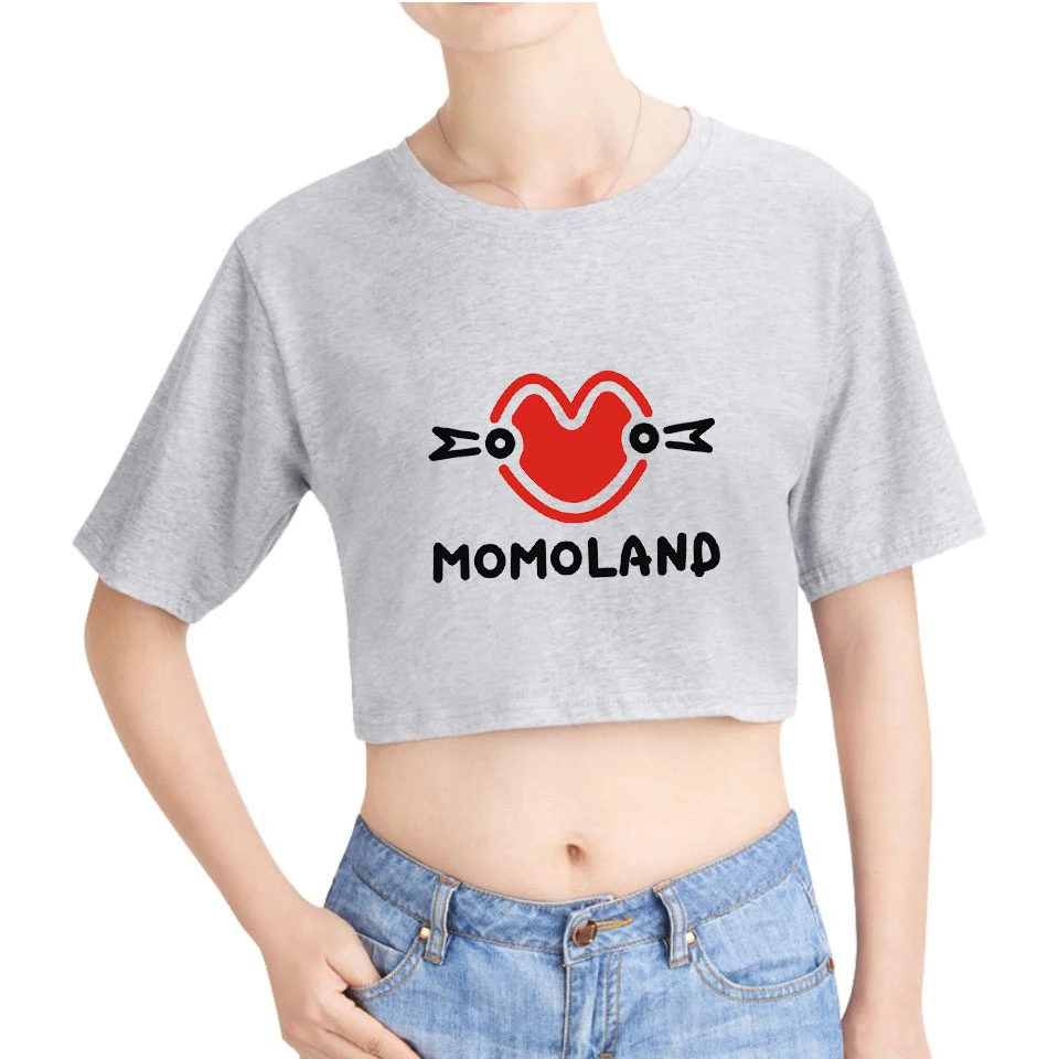 Коллекция 2019 года Kpop MOMOLAND альбом Show Me I'm So Hot женские топы с принтом футболка коротким рукавом модная