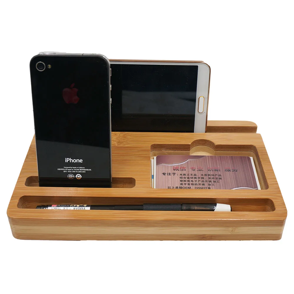 Многофункциональный Универсальный деревянный держатель sofописание M4 из бамбука