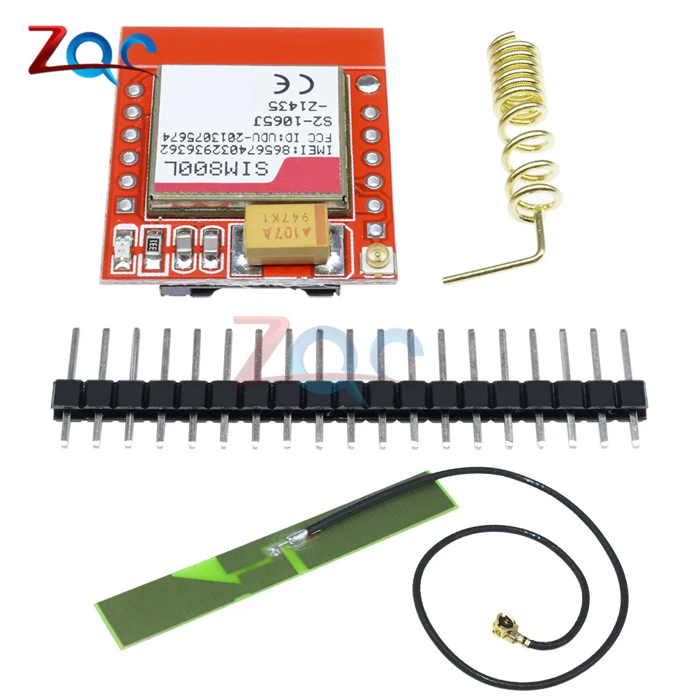 SIM800L GPRS GSM модуль Micro SIM карта ядро четырехдиапазонный TTL последовательный порт