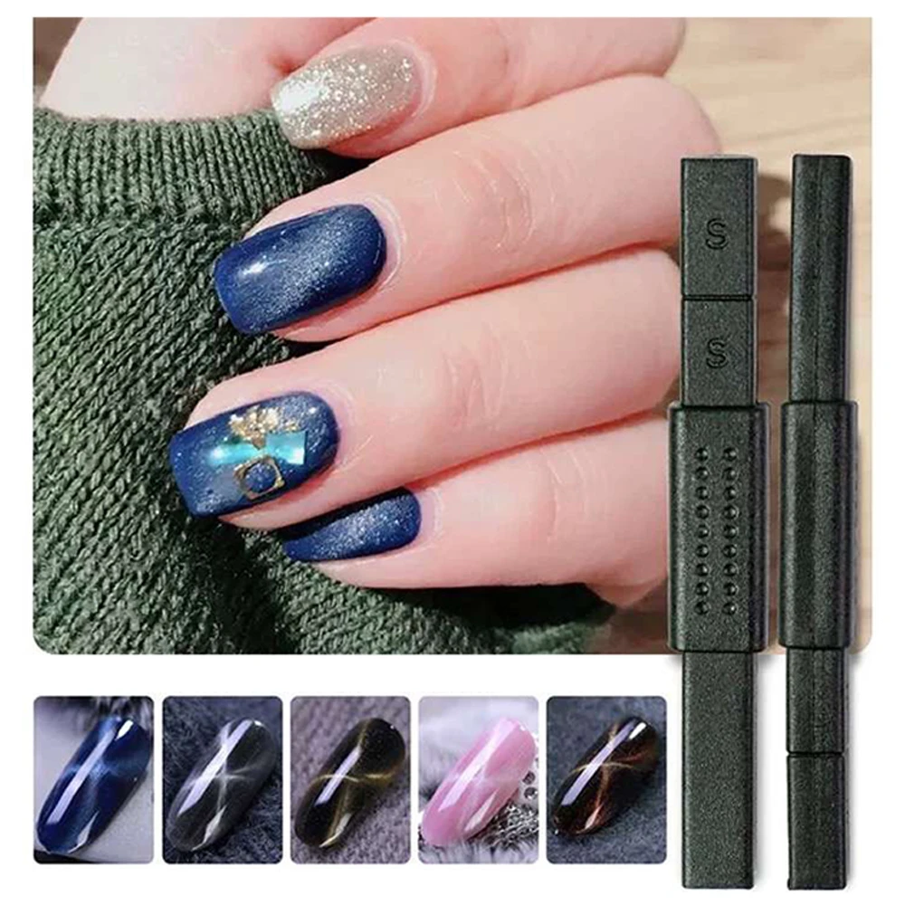 Modelones Cat Eye Magnet Stick Strong Used for cat eye Gel Polish Varnish Tips Builder Nail Art 3D Magnetic Design Manicure | Красота и