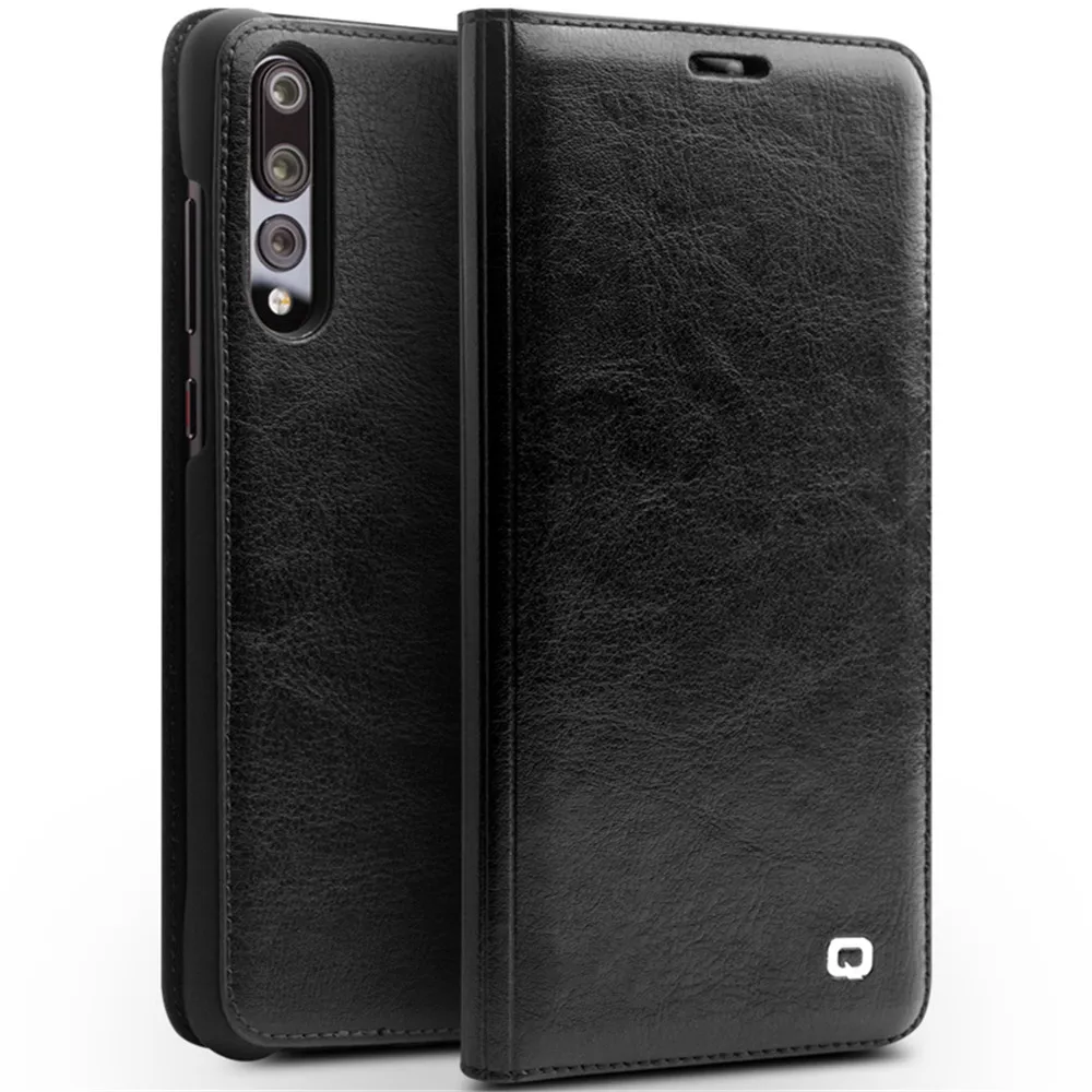 QIALINO модный флип-чехол из натуральной кожи для huawei Ascend P20 Pro сумка ручной работы Роскошный ультра тонкий чехол для телефона 6,1 дюймов