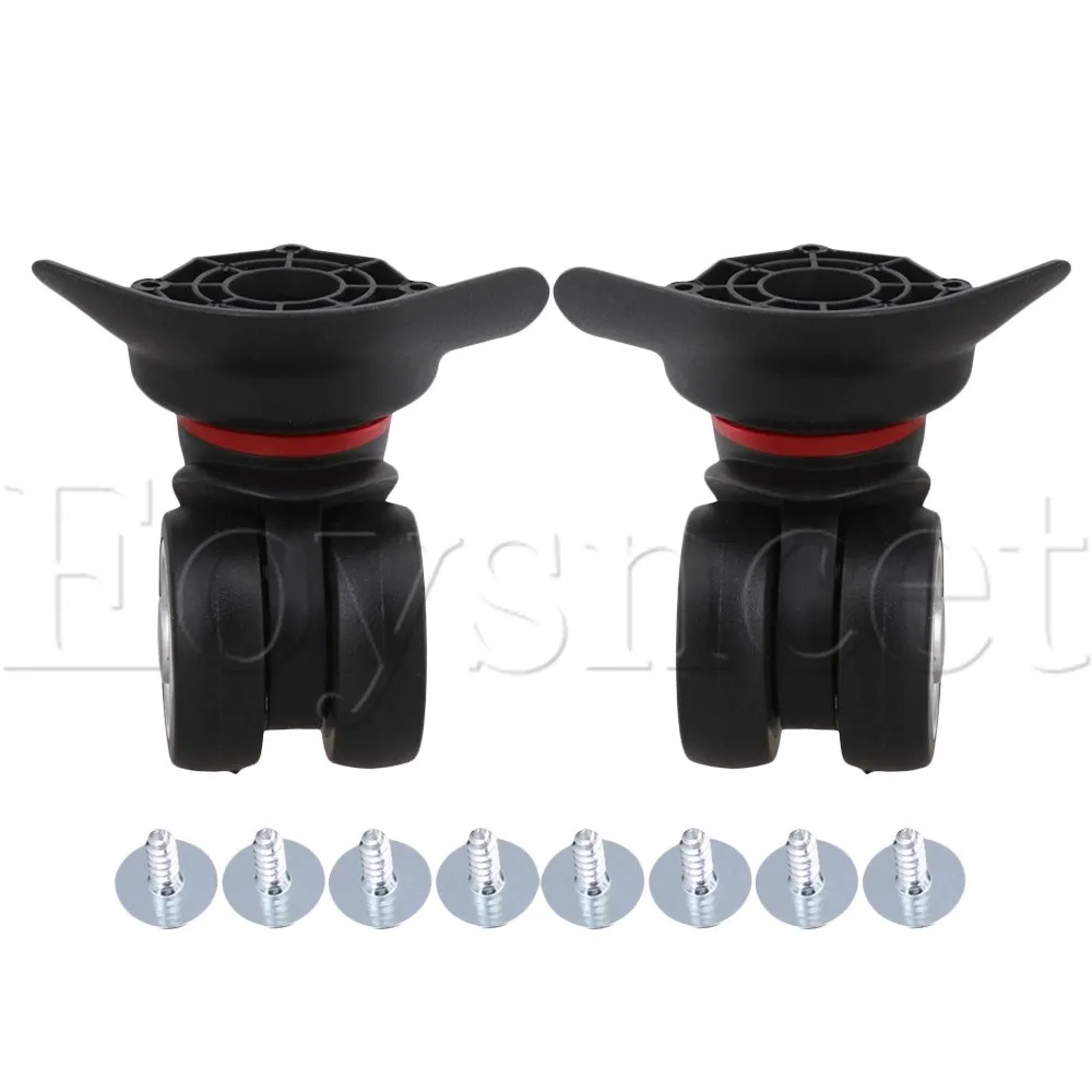 

2PCS Wheels DIY Luggage Accessories Left & Right 10.8x9.9x4.7cm