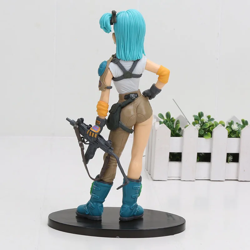 Dragon Ball Z скульптуры Большая фигурка Bulma DBZ Budokai Banpresto фигурки модель игрушки 20 см