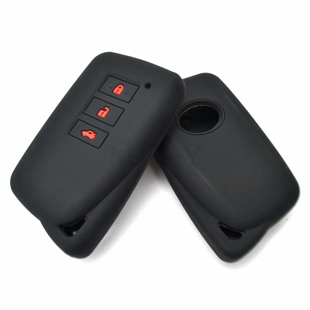 Силиконовый чехол с 3 кнопками для Lexus IS ES GS NX GX RX LX RC 200 250 300 350 2014 2015 2016 Fob|Футляр