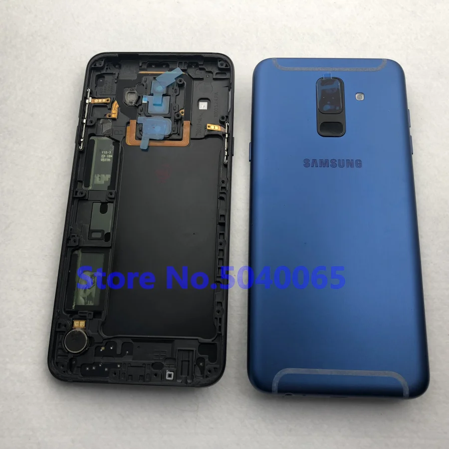 Алюминиевая задняя крышка для Samsung Galaxy A6 Plus 2018 A605 A600 A600F аккумулятора оригинальный