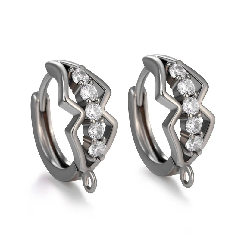 Metal Black Juya, новинка, швензы, сделай сам, серьги, фурнитура, золото/серебро, креативный, базовый, застежка, серьги, крючок, аксессуары для изготовления сережек ручной работы - Цвет: Metal Black