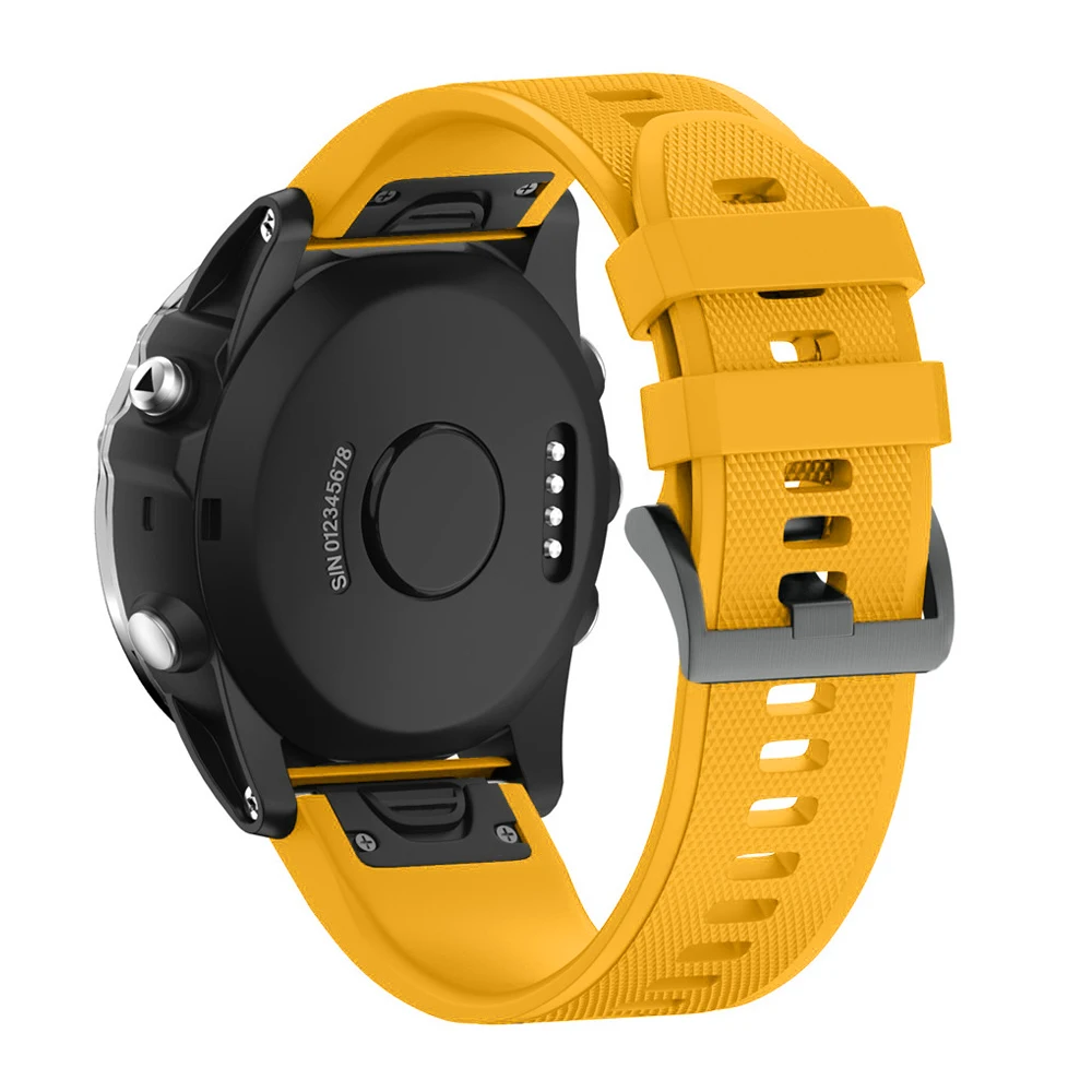 Для Garmin Fenix 5/5Plus силиконовые для фитнеса сменный ремешок на запястье трекер активности силиконовый ремешок для часов умный Браслет