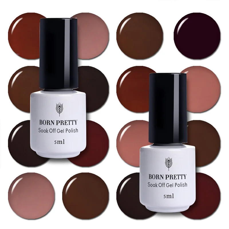 BORN PRETTY color Series УФ Гель лак удаляемый путем отмачивания стойкий гель 5 мл 1 бутылка