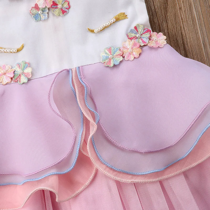 Детское платье-пачка без рукавов с единорогом | Детская одежда и обувь