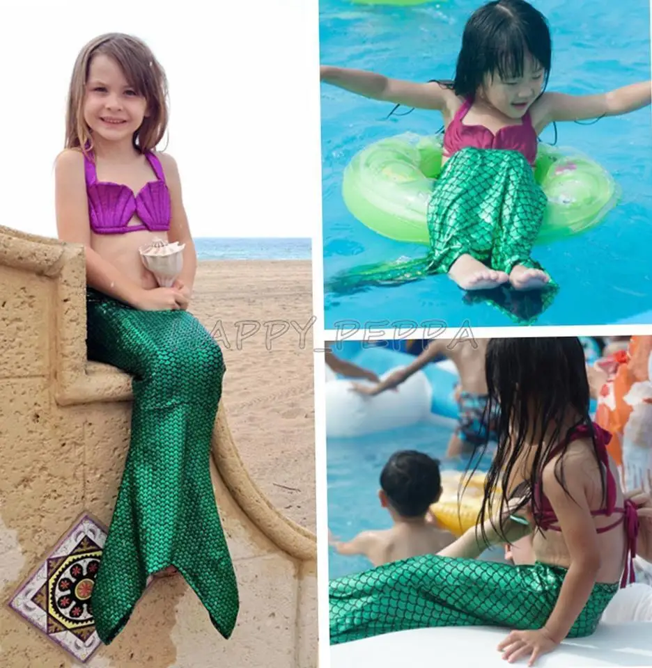 Коллекция 2016 года Ариэль хвост русалки платье принцессы маскарадный костюм