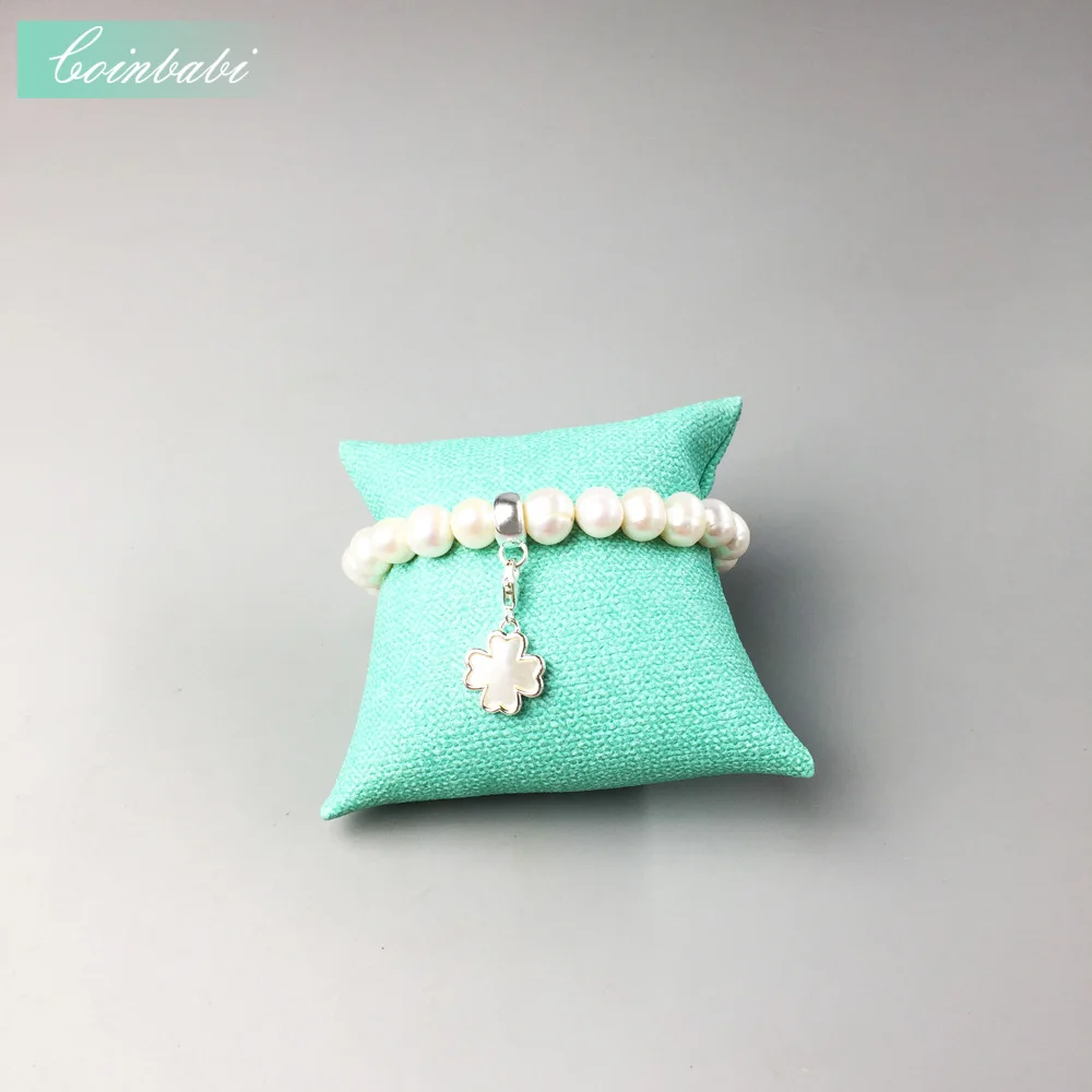 Браслеты с подвесками из пресноводного жемчуга браслет шарма 925 пробы серебро