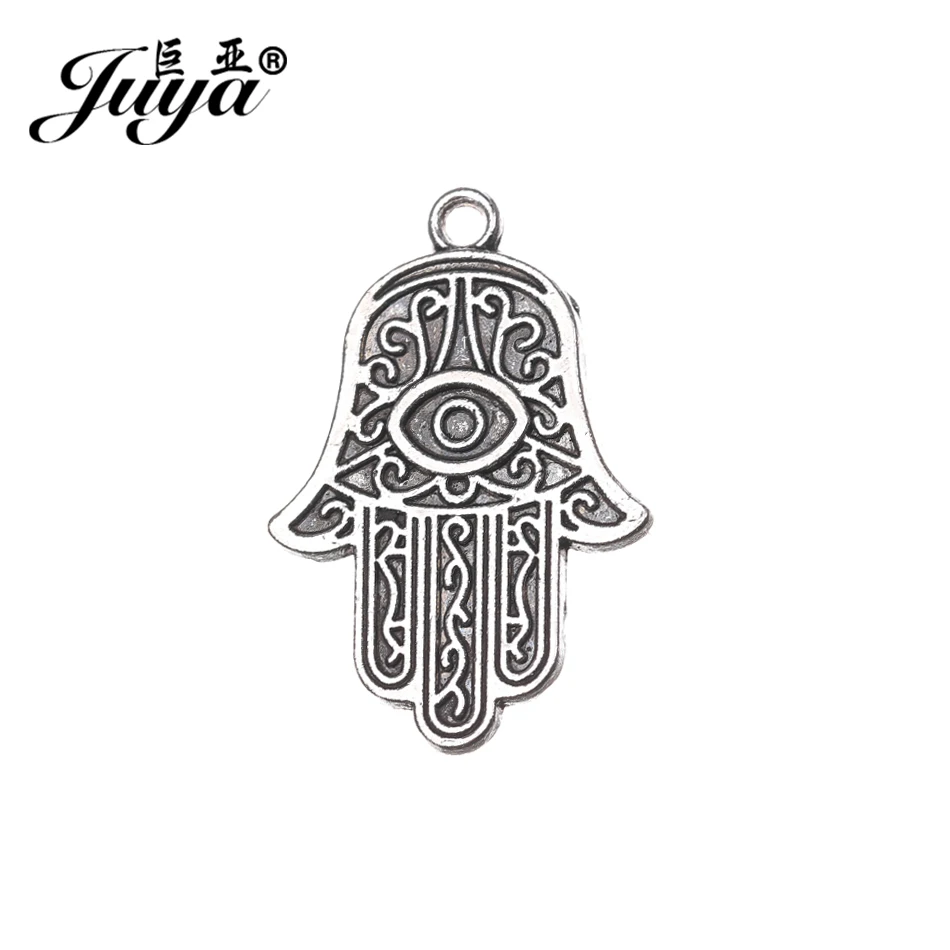Недорогая резная счастливая Фатима JUYA для рукоделия изготовления ювелирных