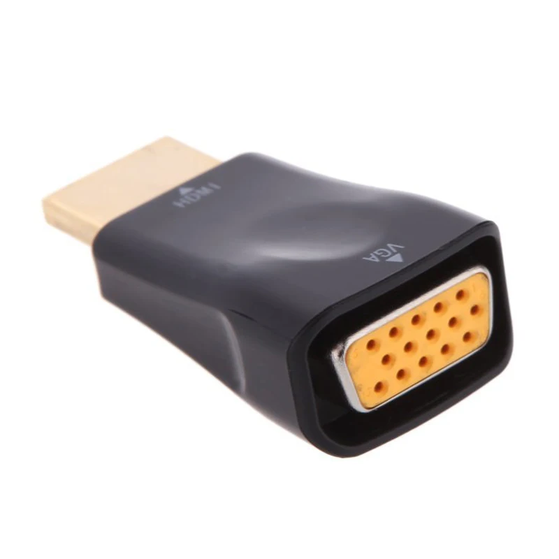 Top Deals Mini Portable High Definition (HD) HDMI Male to VGA Female Video Converter Adapter for HDTV DVD Projector Monitor | Электроника
