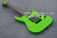 new 8 strings electric guitar in green with black hardware and ebony fingerboard made in china free shippingfoam box f 2107