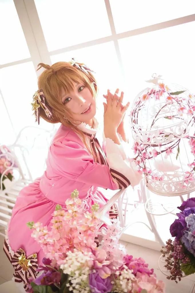 Женский костюм для косплея Cardcaptor Sakura розовое платье на годовщину 20-го юбилея