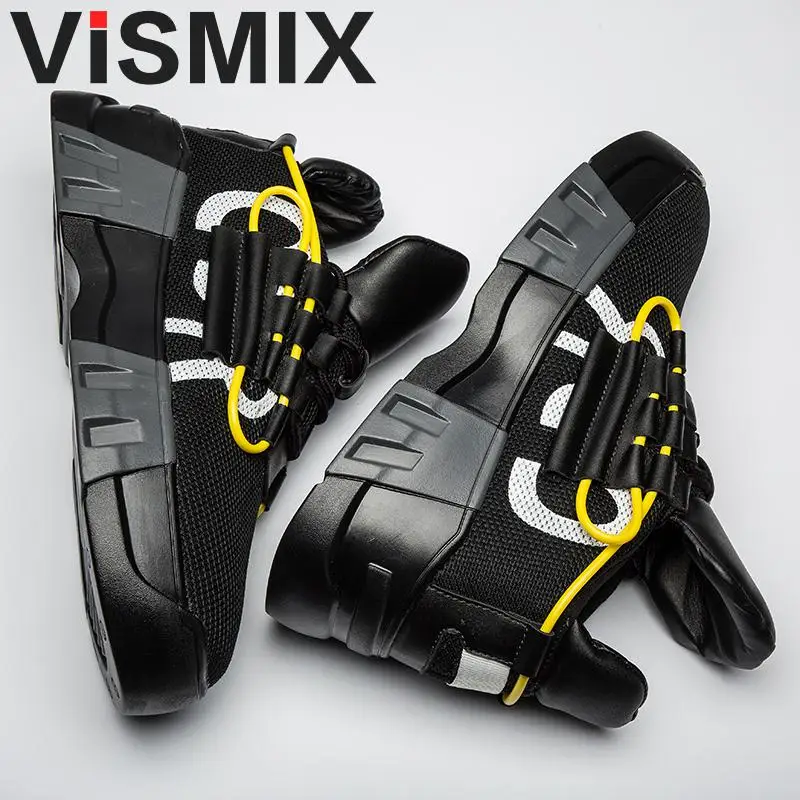 Fashion Men's Hip Hop Street Dance Shoes Black High Top Chunky Sneakers Autumn Winter Casual Leather Boys Zapatos Hombre | Обувь