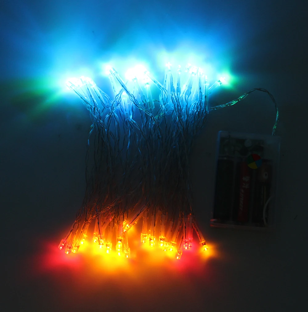 Светодиодная гирсветильник да 5 м 50 светодиодов праздничная Рождественская