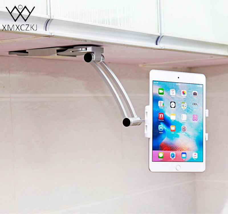 

XMXCZKJ Tablet Stand Kitchen Wall Universal Mount Tablet Wall Holder Cell Phone Holder For 13.4 To 19 cm Width phone device