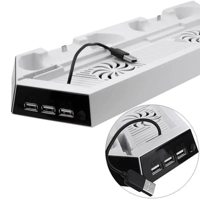 Bevigac зарядки стенд вентилятор охлаждения вертикальные USB Зарядное устройство Док
