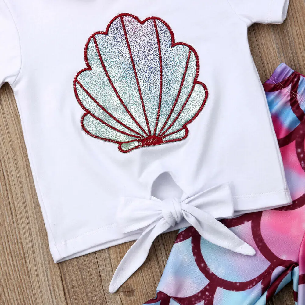 Pudcoco Новый брендовый комплект из 2 предметов Летняя детская одежда Одежда для