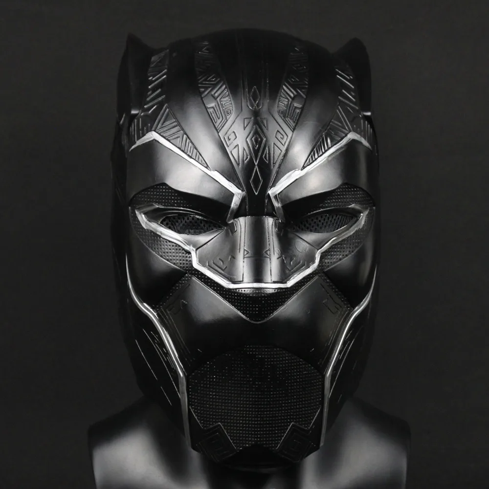 Черный маска Пантеры Косплэй латексный шлем T Challa wakanda костюм супергероя вечерние