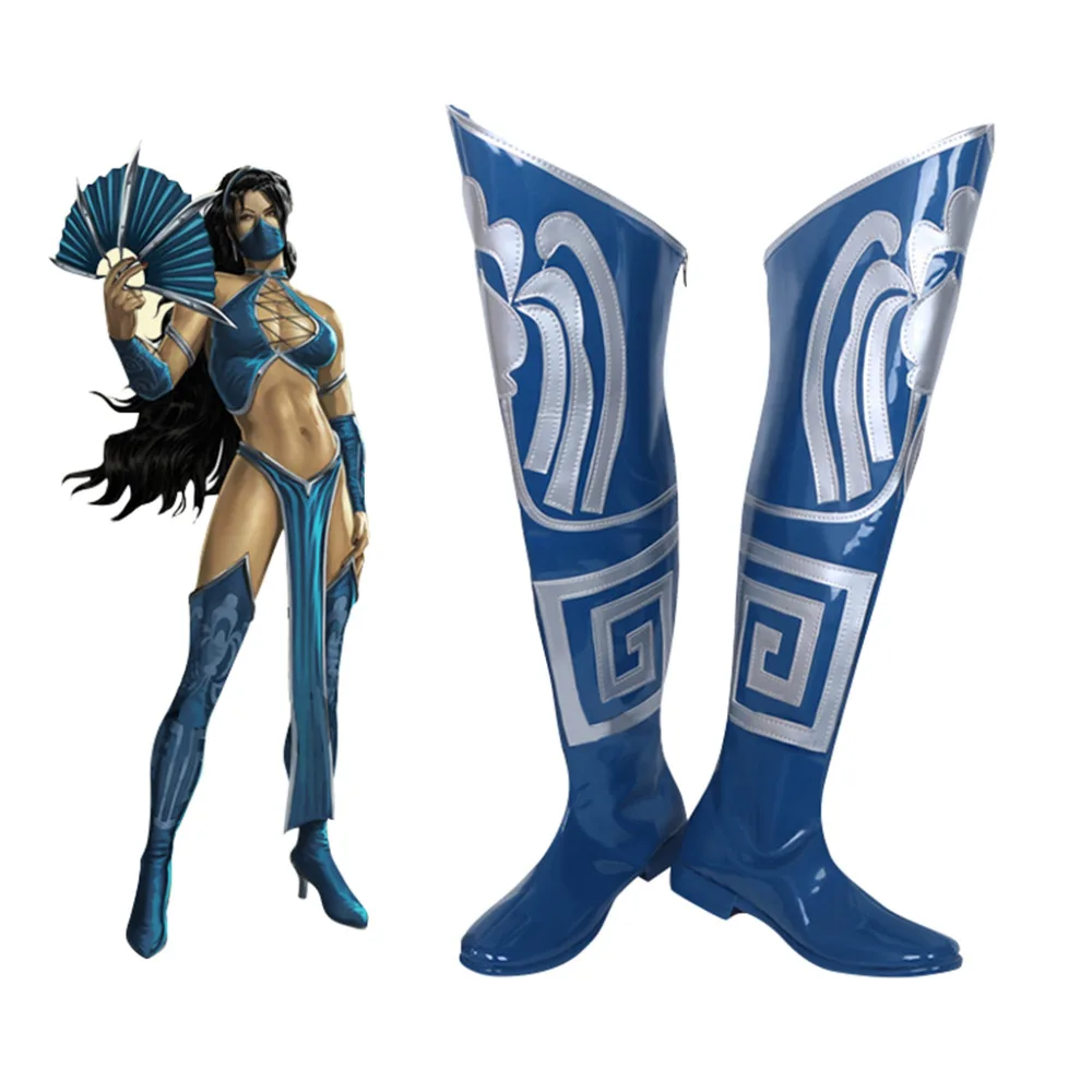

Женские ботинки для косплея Mortal Kombat 9 Kitana