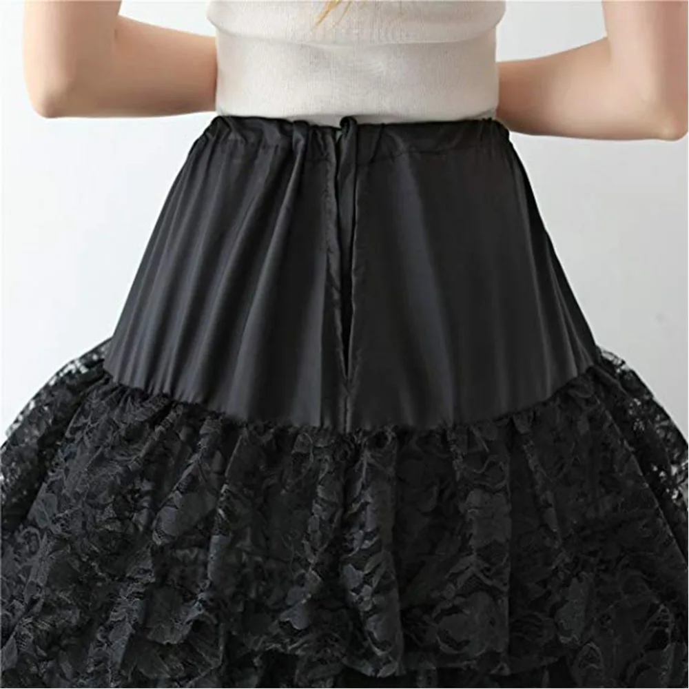 Модная Пышная юбка американка из 9 слоев розового кружева очень Пышное Бальное