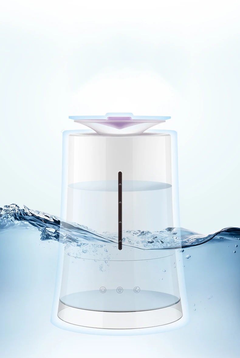 2019 Original ABS Mini Humidifier for your home Air dampener Ultrasonic Sterilization Touch Control Household Q001 | Бытовая техника
