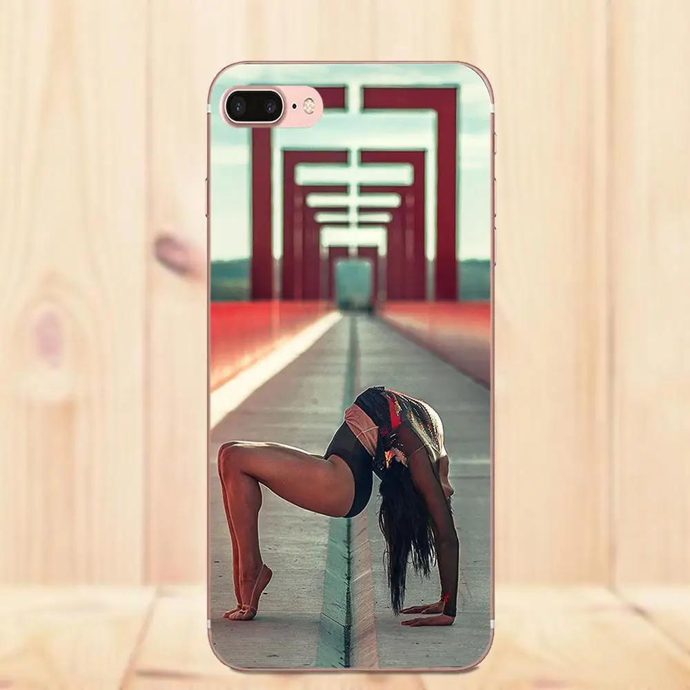 Maerknon милые чехлы для телефонов гимнастический силуэт Samsung Galaxy A3 A5 A7 J1 J2 J3 J5 J7 2015 2016