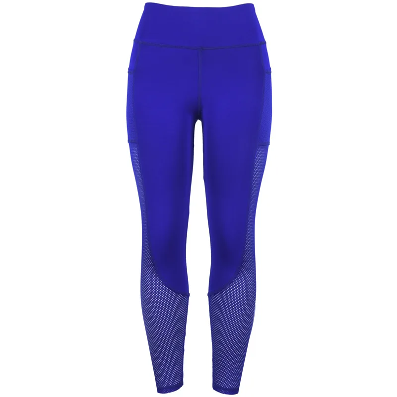 Женские сетчатые Лоскутные Спортивные Леггинсы для фитнеса эластичные тонкие