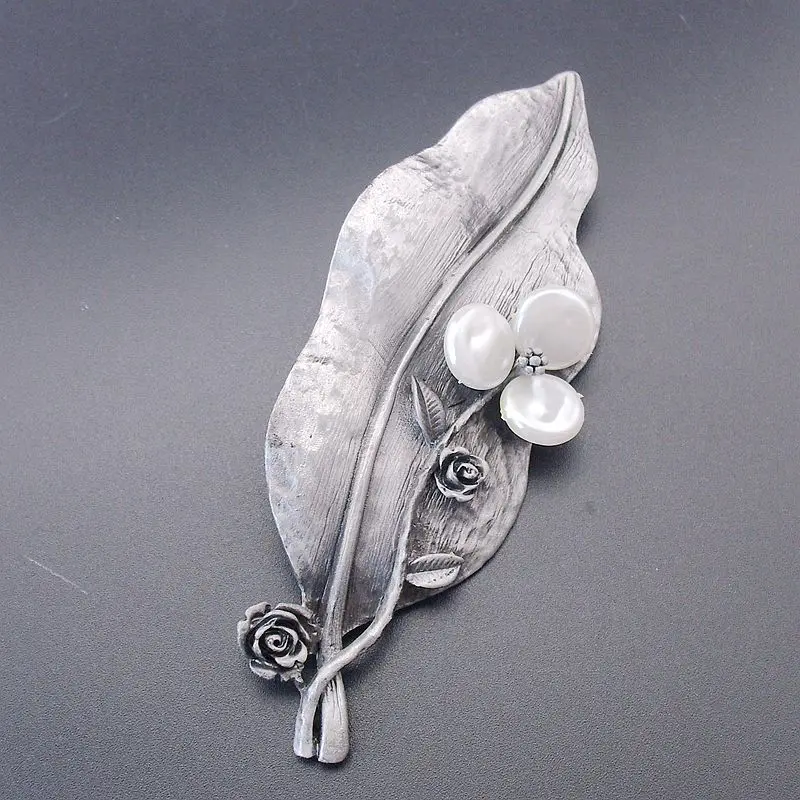 2017 модные новые мужские ювелирные изделия с цветами черного цвета ракушкой