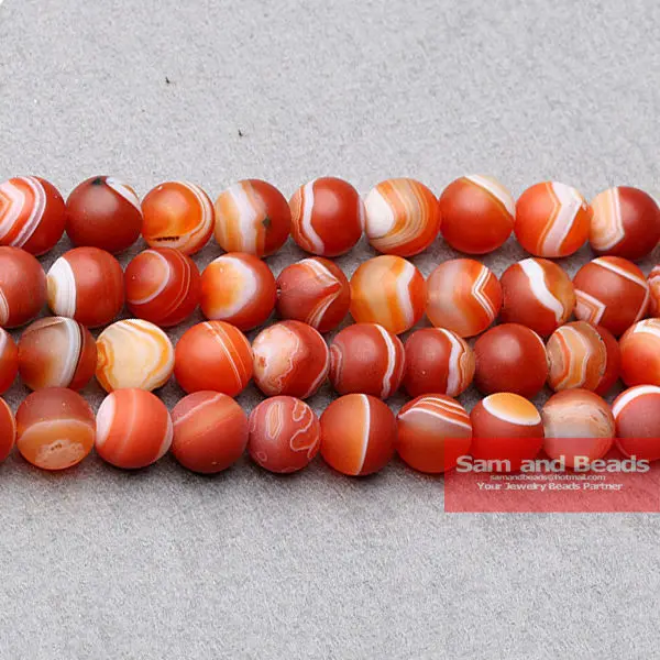 Бесплатная доставка 16 дюймов натуральный камень тусклый лак матовая оранжевая