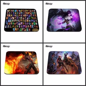 Коврик для компьютерной мыши League of Legends, Противоскользящий резиновый коврик в подарок
