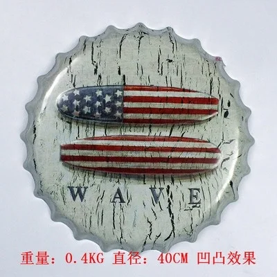 Неоновые вывески для бара Ностальгия Ретро волна круглый пить из металла бутылка