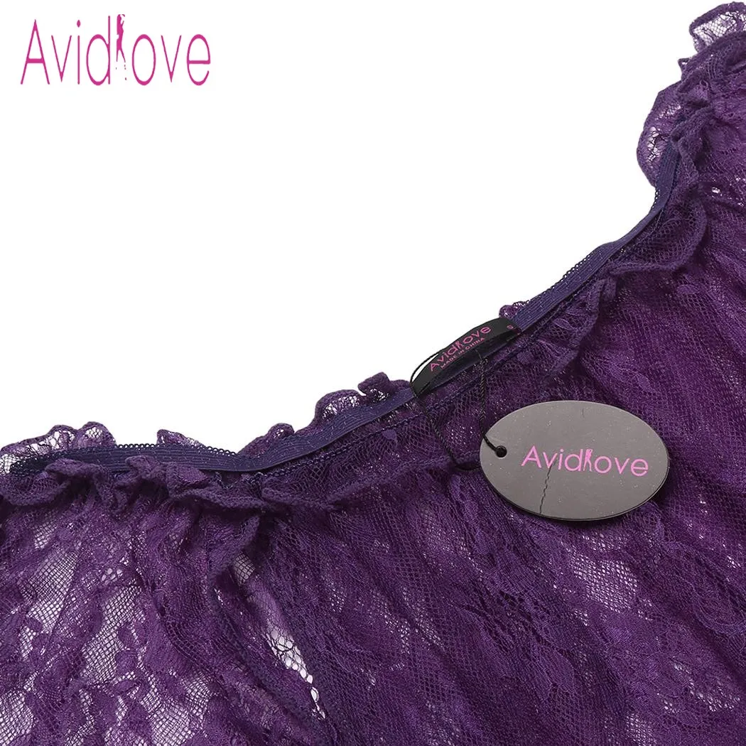 Женское мини платье с открытыми плечами Avidlove сексуальное эротическое нижнее