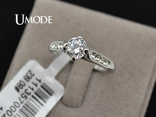 UMODE Новинка 2014! Обручальные кольца для женщин классические женские помолвки с
