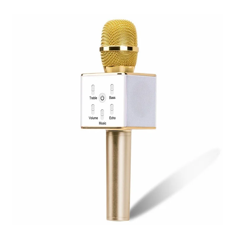 Портативный беспроводной микрофон ручной караоке USB KTV плеер Bluetooth динамик запись
