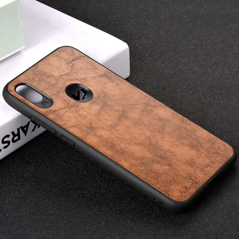 Чехол для Xiaomi Redmi Note 7 роскошный винтажный кожаный чехол из ТПУ + ПК телефона note pro